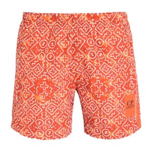 Short de bain C.P. Company - Orange imprimé