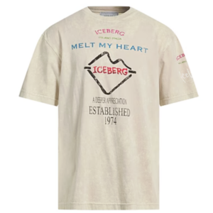 T-shirt Iceberg "Melt My Heart" Beige